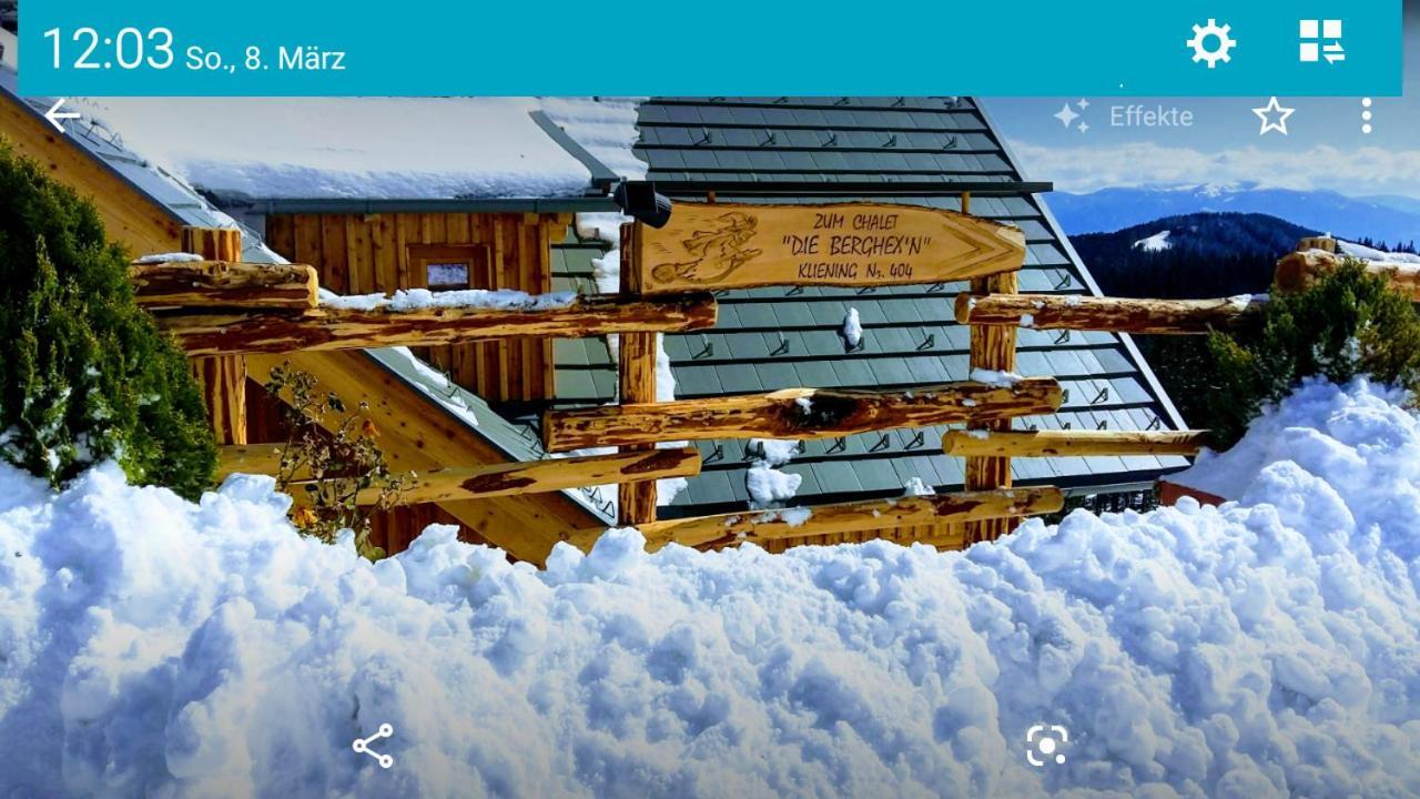 Chalet Die Berghexn Klippitztorl Екстериор снимка